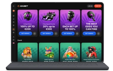 GxBet Kasino login
